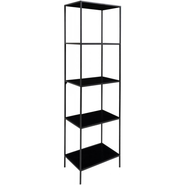 Valkoinen hylly - musta