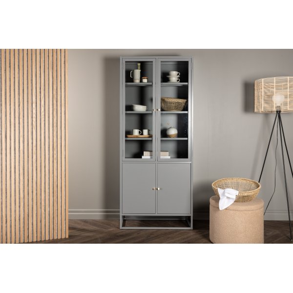 Torsnäsin lasikaappi - Vaaleanharmaa Torsnäsin lasikaappi - Vaaleanharmaa