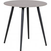 Lazio sivupöytä Ø45 cm - Harmaa/musta Lazio sivupöytä Ø45 cm - Harmaa/musta