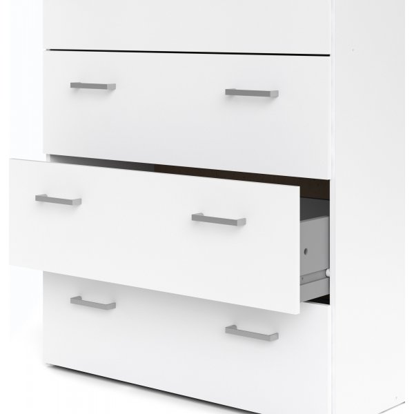 Tilava lipasto 5 laatikolla - Valkoinen Tilava lipasto 5 laatikolla - Valkoinen