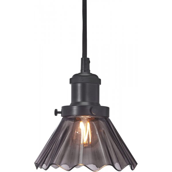 Elokuun laskostettu ikkunavalaisin - Musta - 15 cm Elokuun laskostettu ikkunavalaisin - Musta - 15 cm