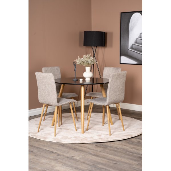 Sirocco Luxury ruokatuoli - vaaleanharmaa Sirocco Luxury ruokatuoli - vaaleanharmaa