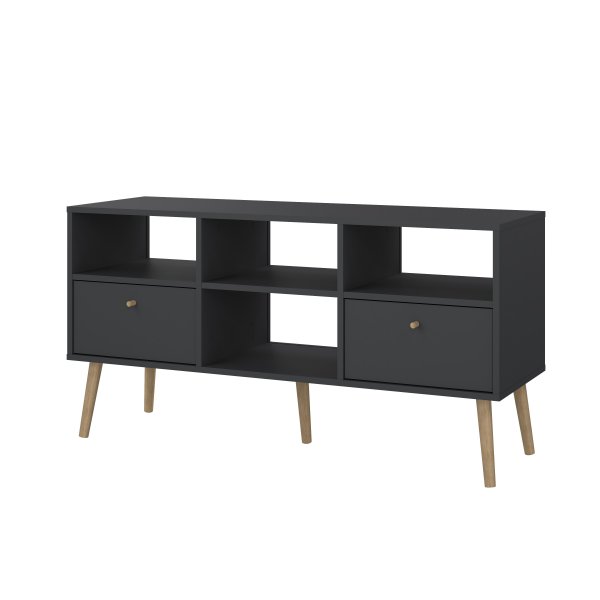 Bodo TV-kaappi 2 laatikolla - mattaharmaa