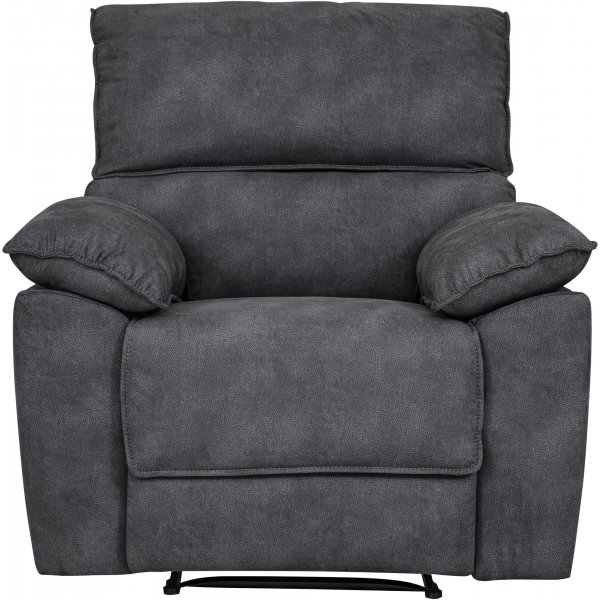 Coventry lepotuoli manuaalisella mekanismilla - harmaa mikrokuitu + Huonekalujen jalat