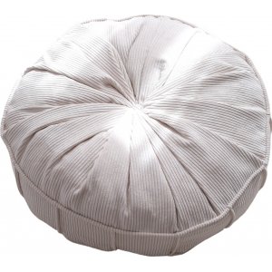 Vintage Pouf - valkoinen