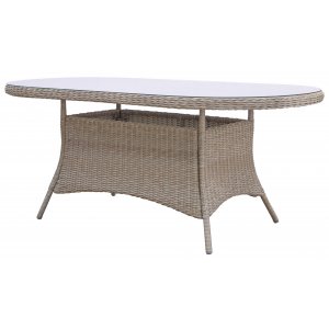 Soikea puutarhapöytä Menton - 180x100 | Luonto Soikea puutarhapöytä Menton - 180x100 | Luonto