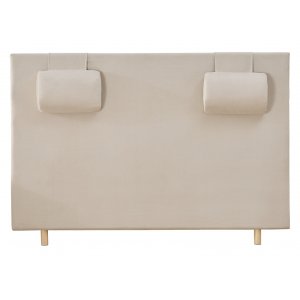 Alnö sileä pääty niskatyynyillä 180 x 125 cm - beige Alnö sileä pääty niskatyynyillä 180 x 125 cm - beige