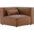 Nees modulaarinen sohva konjakkia (samettiä) combo 1