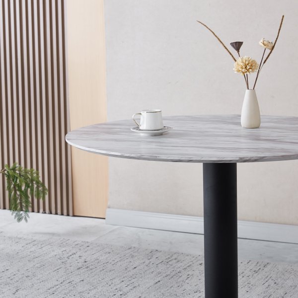 Noah pyöreä ruokapöytä Ø100 cm - Marmorifolio Noah pyöreä ruokapöytä Ø100 cm - Marmorifolio