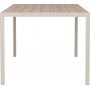 Ruokailuryhm; 6 tuolia ja ruokapyt 205 x 90 cm beige - Copacabana