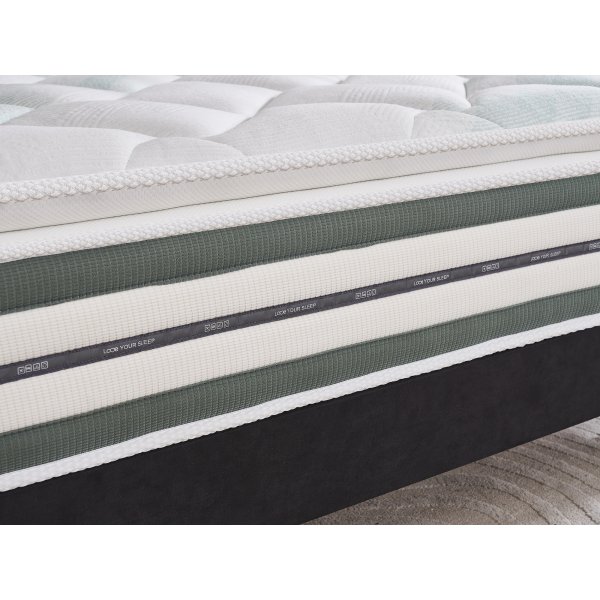 Patja, jossa on sisäänrakennettu sijauspatja - Pocket-järjestelmä 5-vyöhykkeinen Patja, jossa on sisäänrakennettu sijauspatja - Pocket-järjestelmä 5-vyöhykkeinen