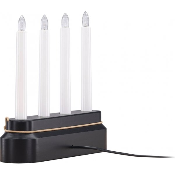 Näsfjället kynttilänjalka - musta/valkoinen Näsfjället kynttilänjalka - musta/valkoinen