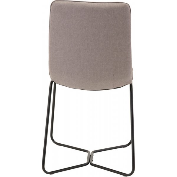 Malcolm ruokatuoli - harmaa/musta Malcolm ruokatuoli - harmaa/musta