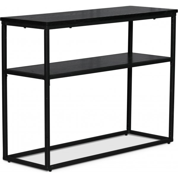 Solano-konsolipyt 100 x 35 cm - Mustaksi petsattu saarni (laminointi)