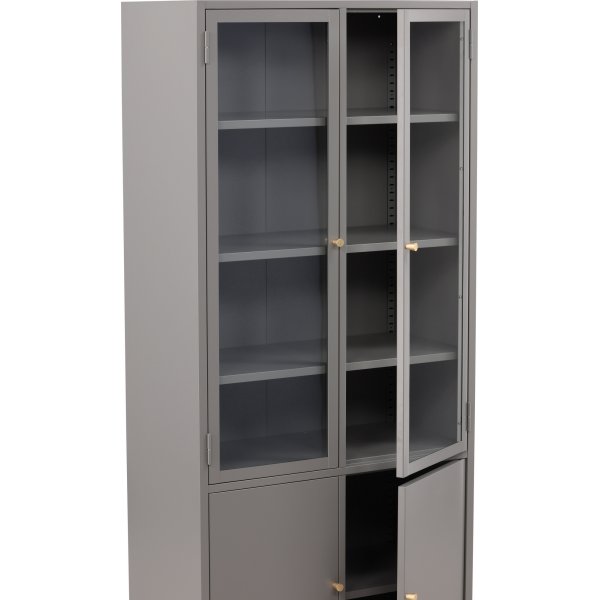 Torsnäsin lasikaappi - Vaaleanharmaa Torsnäsin lasikaappi - Vaaleanharmaa