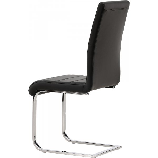 Tempo ruokapöydän tuoli - musta PU Tempo ruokapöydän tuoli - musta PU