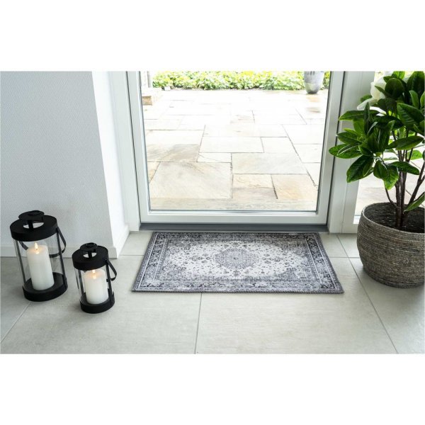 Havana Ovimatto - Musta/valkoinen - 50x80 Havana Ovimatto - Musta/valkoinen - 50x80