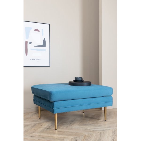 Savanna pouf - Sininen sametti Savanna pouf - Sininen sametti