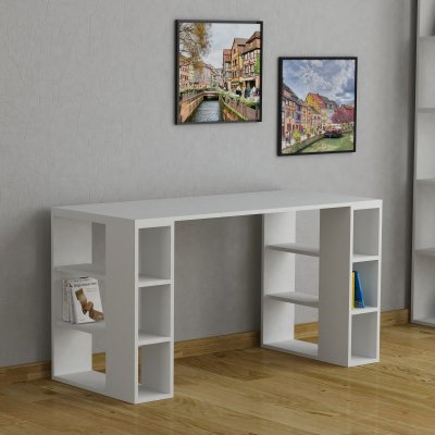 Colmar kirjoituspöytä 140x60 cm - Valkoinen