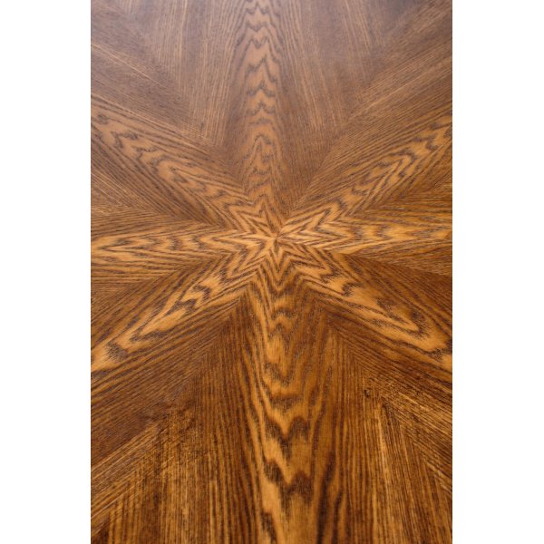 Pyöreä ruokapöytä pähkinäpuusta - musta 100 cm - Towson + Huonekalujen tahranpoistoaine Pyöreä ruokapöytä pähkinäpuusta - musta 100 cm - Towson + Huonekalujen tahranpoistoaine