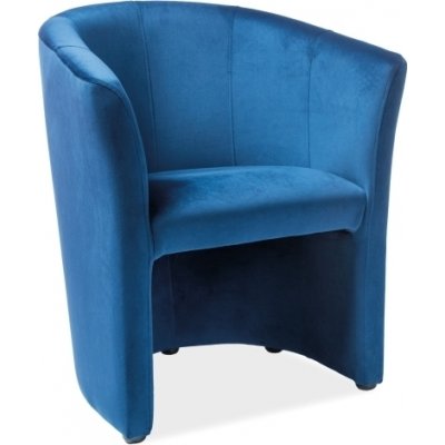 Myra nojatuoli - Sininen sametti
