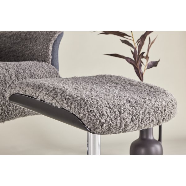 Nojatuoli jalkarahilla - Harmaa - Hagön + Huonekalujen tahranpoistoaine Nojatuoli jalkarahilla - Harmaa - Hagön + Huonekalujen tahranpoistoaine