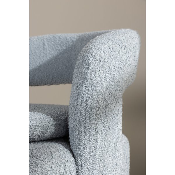 Laurel-nojatuoli - Vaaleansininen