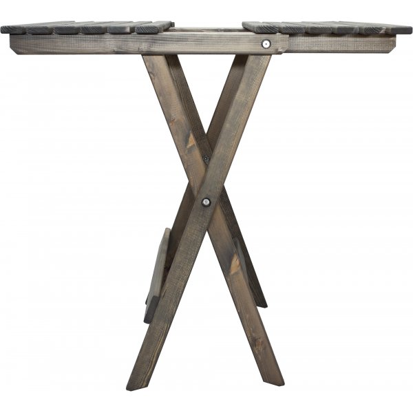 Wilma ulkoryhmäpöytä 65 x 65 cm sis. 2 Knohult-tuolia - Harmaa Wilma ulkoryhmäpöytä 65 x 65 cm sis. 2 Knohult-tuolia - Harmaa