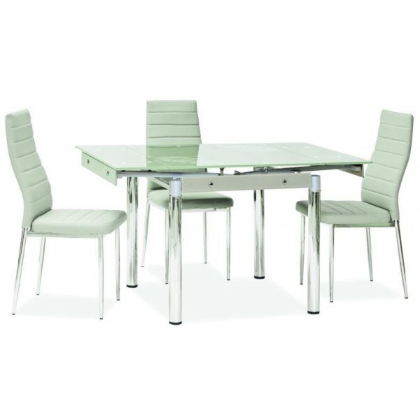 Dayana 80-131 cm ruokapyt - Mint/kromi