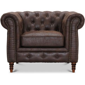 Chesterfield Cambridge -nojatuoli - Vintage-kangas