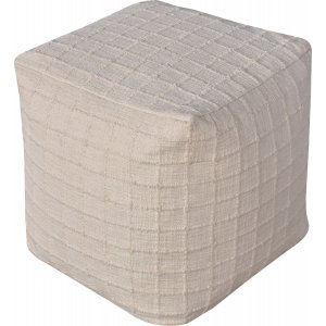 Guna pouf Ivory valkoinen