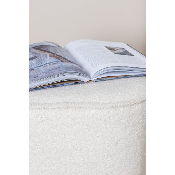 Chip pouf - valkoinen nalle