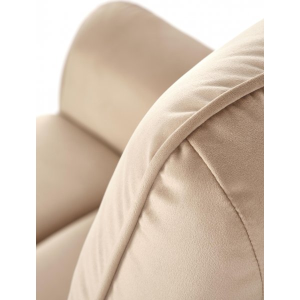 Semir sähköinen lepotuoli, jossa USB - beige sametti Semir sähköinen lepotuoli, jossa USB - beige sametti