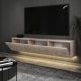 Neon-TV-taso - Travertiini