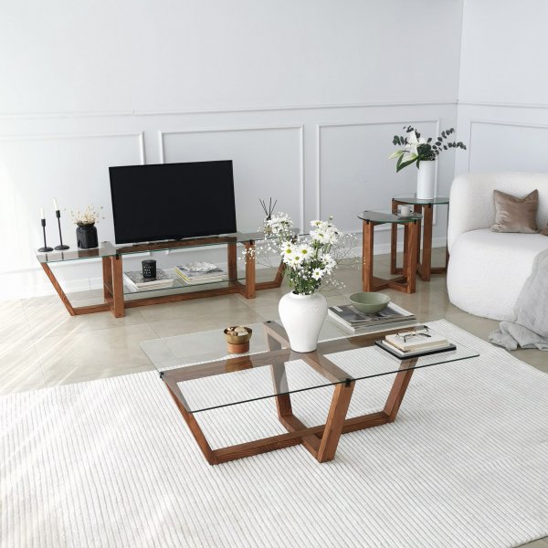 Amalfi sohvapöytä 105 x 65 cm - Pähkinä Amalfi sohvapöytä 105 x 65 cm - Pähkinä