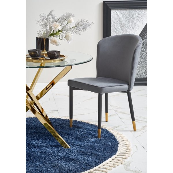 Raymond ruokapöytä Ø100 cm - Kulta Raymond ruokapöytä Ø100 cm - Kulta