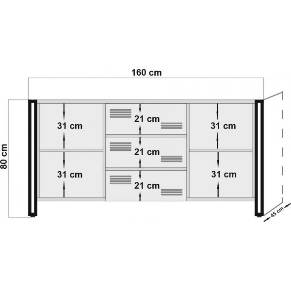 Cosmo Rio senkki - mänty/musta Cosmo Rio senkki - mänty/musta