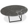 Dexter pyre sohvapyt 120 cm - Metalli/harmaa Betano-marmori