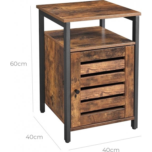 Vilgot yöpöytä - ruskea/musta Vilgot yöpöytä - ruskea/musta