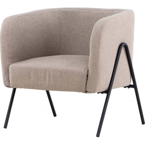 Rika nojatuoli - beige/musta