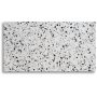 Terrazzo sohvapyt 110x60 cm - Cosmo Terrazzo & AIR-runko musta metalli