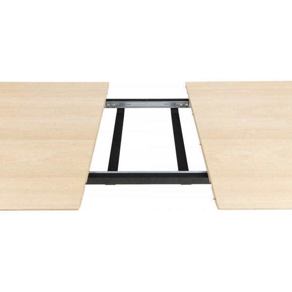 Connect ruokap�yt� 200 cm - Valkoinen pigmentoitu tammi