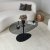 Porto sohvapyt 90 x 60 cm - Tummanharmaa/musta
