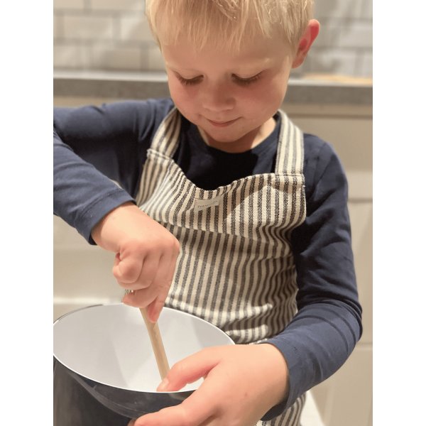 Kitty lasten esiliina 55 x 50 cm - Musta/valkoinen Kitty lasten esiliina 55 x 50 cm - Musta/valkoinen