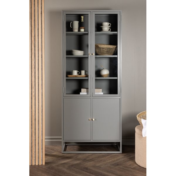 Torsnäsin lasikaappi - Vaaleanharmaa Torsnäsin lasikaappi - Vaaleanharmaa