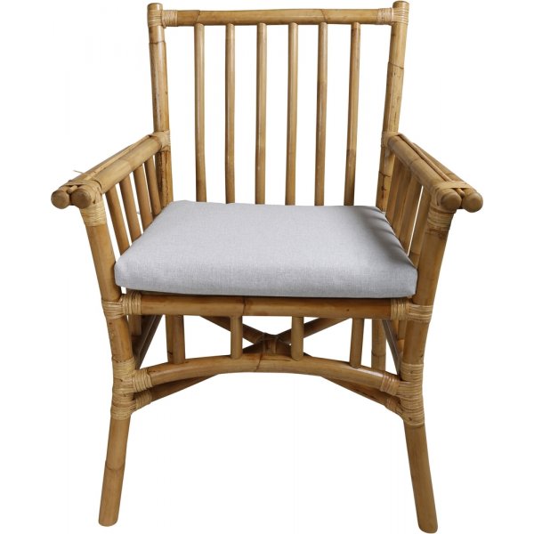 Cane ulkoruokailuryhmä 2 Cane-tuolilla - Natural/Sand beige Cane ulkoruokailuryhmä 2 Cane-tuolilla - Natural/Sand beige