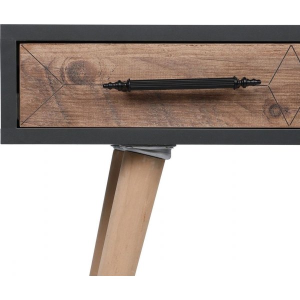 Milano työpöytä 105x55 cm - Antrasiitti/mänty Milano työpöytä 105x55 cm - Antrasiitti/mänty