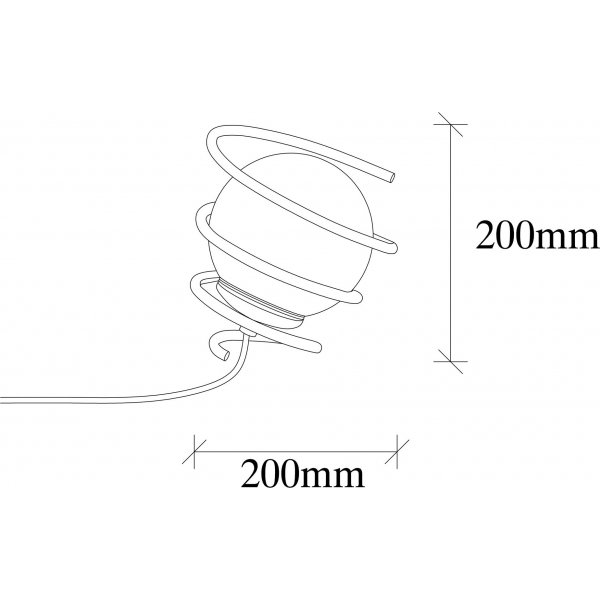 Elegance seinävalaisin 706-A - Musta Elegance seinävalaisin 706-A - Musta