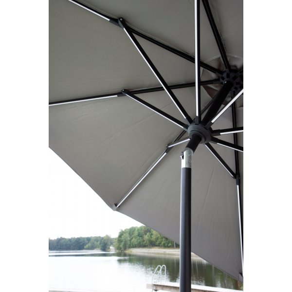 Sabal päivänvarjo - musta/harmaa Sabal päivänvarjo - musta/harmaa