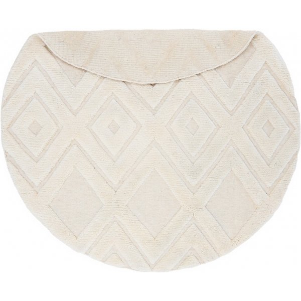 Dahlia-villamatto - Valkoinen Dahlia-villamatto - Valkoinen